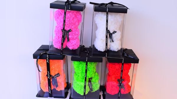 Rose Artificial Teddy Bear Regular - #bluegardenflowers#