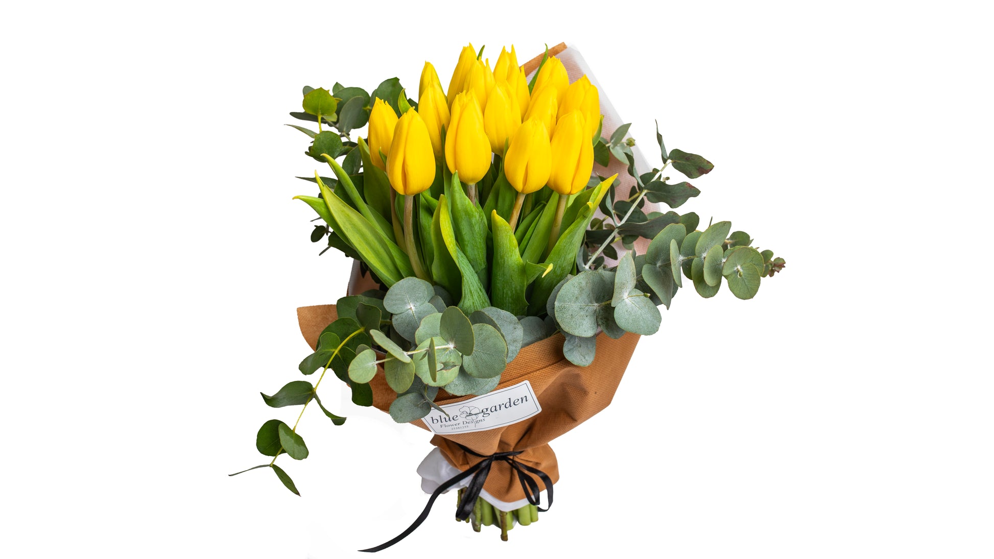 Bouquet With Yellow Tulips - BG Flowers