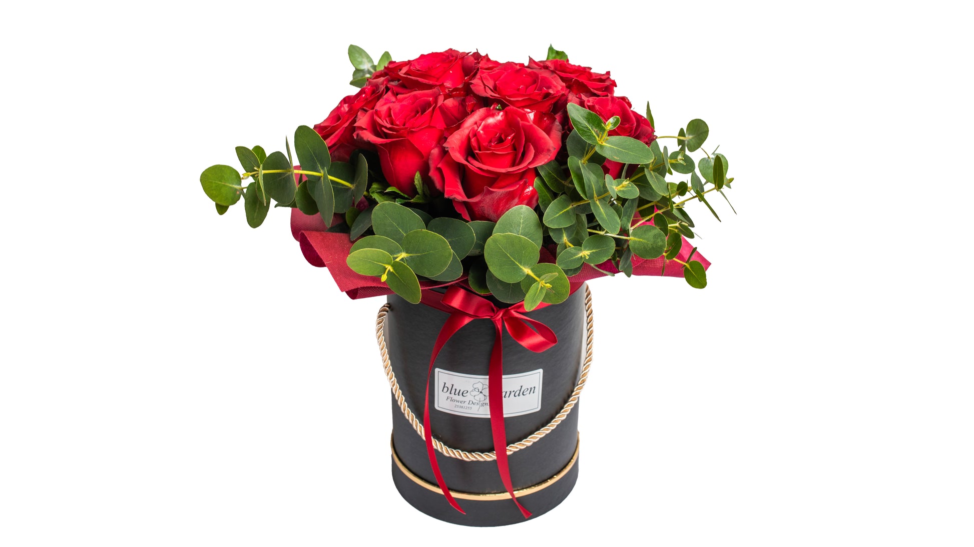 Bouquet of Fresh Roses In A Box - BG Flowers