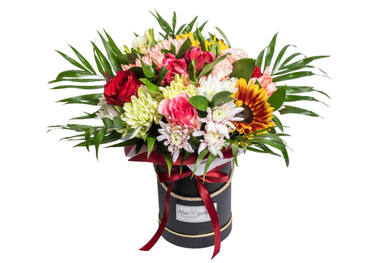 Bouquet Of Seasonal Flowers In Box No. 2 - BG Flowers