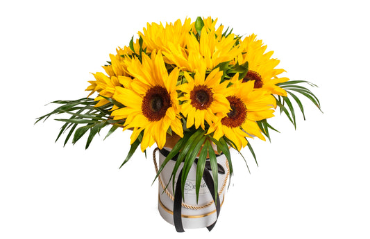 Sunflower Bouquet In A Box - BG Flowers