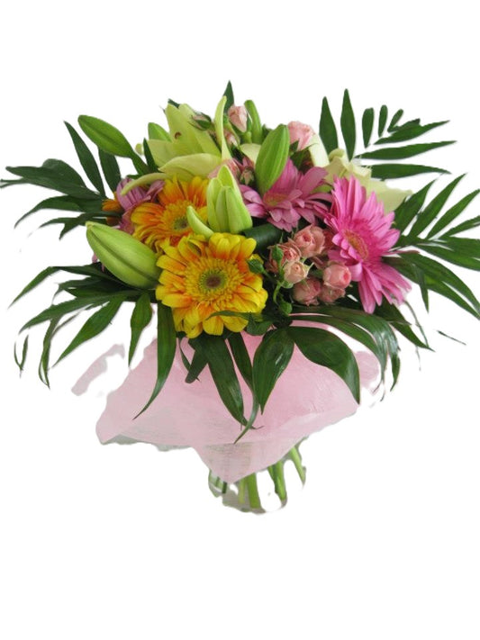 Mixed Fresh Flower Bouquet in a Vase No.2