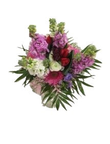 Bouquet Of Matthiola and Lisianthus - BG Flowers
